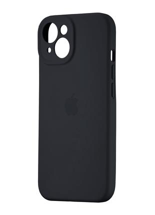 Чехол Gel Silicone Case Apple iPhone 14 Graphite Black (16)