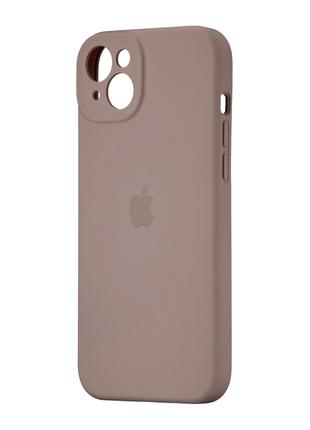 Чехол Gel Silicone Case Apple iPhone 14 Plus Light Brown (15)