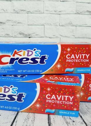 Дитяча зубна паста crest kids cavity protection, 130 грам