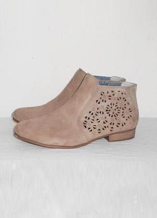 Замшевые ботинки tamaris