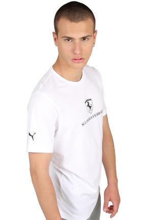 Футболка puma mens scuderia ferrari 1929 race graphic t-shirt ...