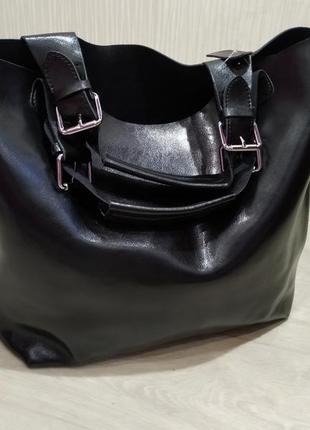 Женская сумка из натуральной кожи,шоппер