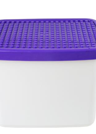 Контейнер бокс для хранения игрушек DOLONI 35х27x26 см фиолетовый