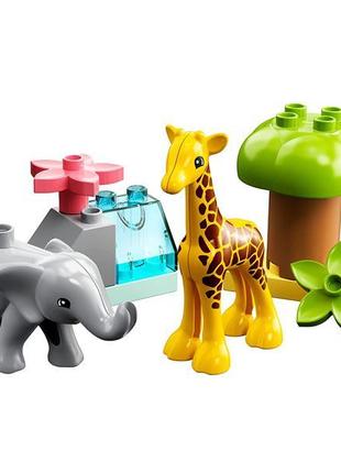 Конструктор LEGO DUPLO Animals Дикие животные Африки 10 детале...