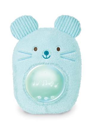 Музыкальная игрушка-ночник Hape Мышонок голубой (E0113)
