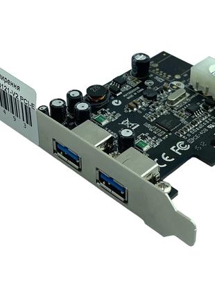 Плата розширення Hama 00053121-V2 PCI-E to USB 3.0 - 2 зовнішн...