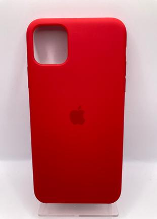 Чохол Ip11 Pro Max Silicon case (AAA) Red