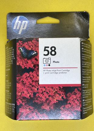 Оригинальный просроченный картридж HP C6658AE (58)