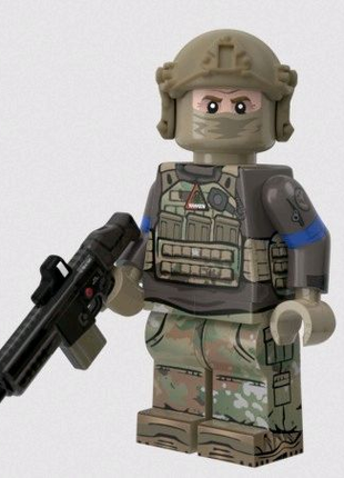 Військова фігурка лего український солдат lego brickmania