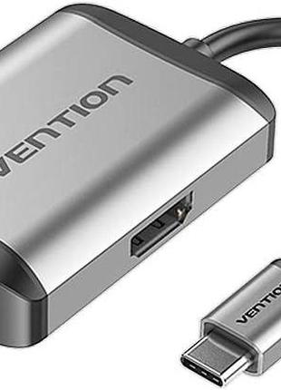 USB-хаб Vention 4in1 USB C HUB адаптер Type-C до 4K HDMI + USB...