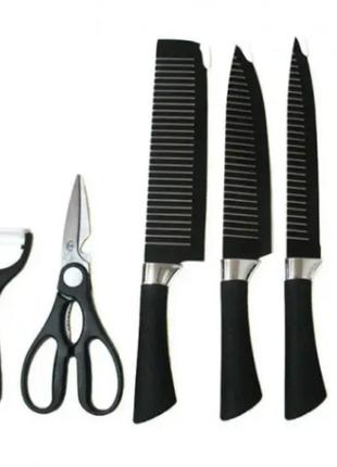 Набор ножей для кухни из нержавеющей стали (6 предметов) Zepli...
