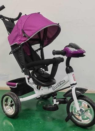 Дитячий триколісний велосипед Best Trike 6588/64-973 Фуксія, з...