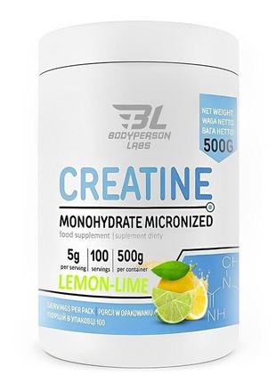 Creatine monohydrate - 500g Lemon Lime