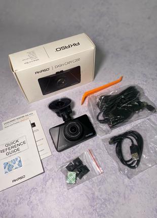 Відеореєстратор AKASO C200 Dash Cam Автомобільна камера для панел