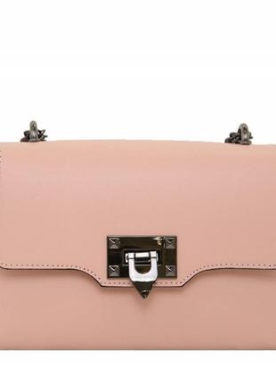 Женская кожаная сумка с цепочкой firenze italy f-it-9812p