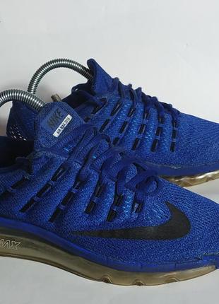 Женские кроссовки nike air max 2016 blue mesh