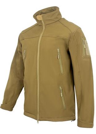 Куртка Vik-Tailor SoftShell с липучками для шевронов Coyote 52