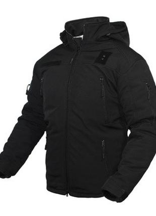 Куртка зимова Поліція Vik-Tailor SoftShell Чорна 48