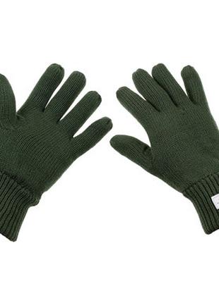 Перчатки вязаные MFH Knitted Gloves Олива XXL ll