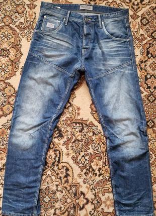 Фирменные демисезонные зимние джинсы jack&amp;jones,размер 34/32.