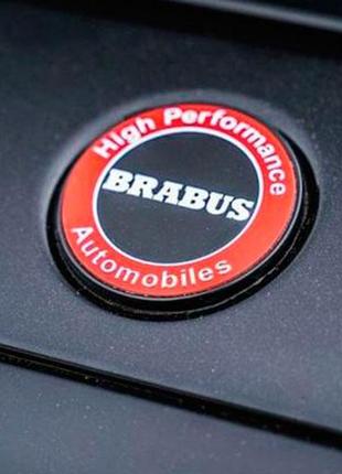 Эмблема Brabus в решетку радиатора Mercedes-Benz S-class W223