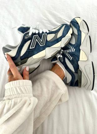 Нью беленс кроссовки new balance 9060 natural indigo