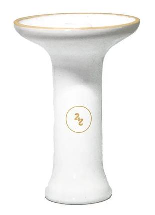 Чаша кальянная 2x2 Hookah Medium в цвете Classic White