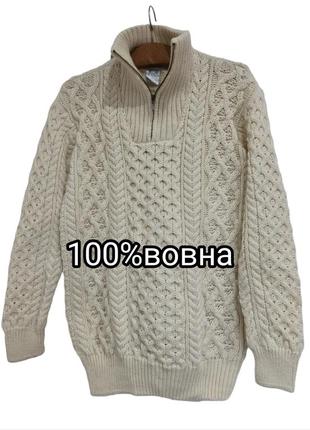 Ирландский шерстяной свитер
