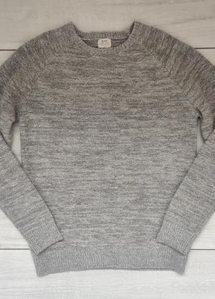 Качественный мягкий свитер серого цвета
