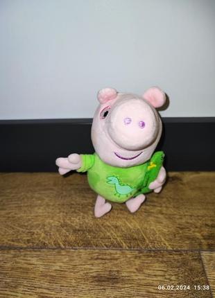 Джордж свинка пеппа peppa pig іграшка з озвучкою