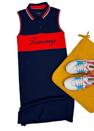 Платье с воротником поло tommy hilfiger оригинал