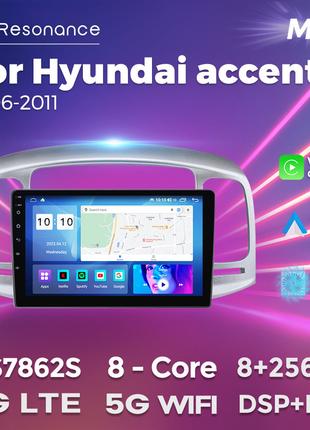 Штатная магнитола Hyundai Accent (2006-2011) E100 (1/16 Гб), H...