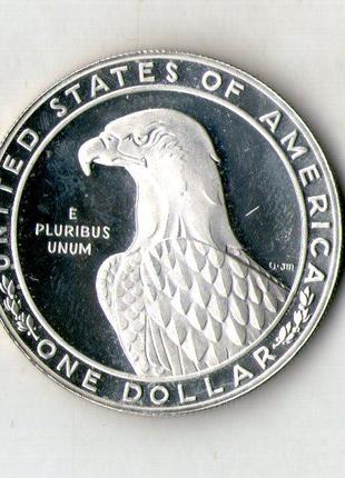 США 1 долар 1983 рік XXIII Олімпійські ігри Лос-Анжелес срібло...