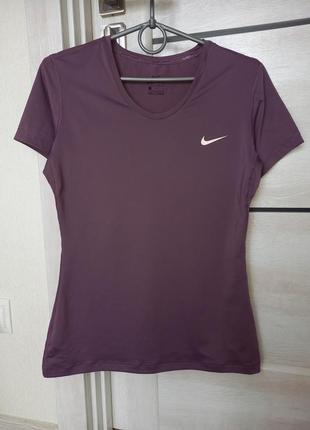 Красивая модная женская футболка для спорта зала найк nike ори...