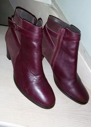 Betty london- восхитительные демисезонные кожаные ботинки 40 р...
