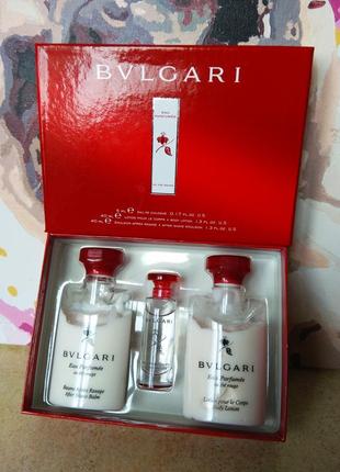 Bvlgari eau parfumee au the rouge набор унисекс