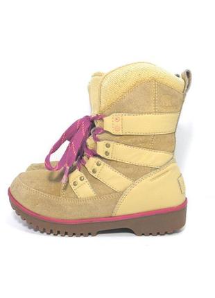 Детские замшевые зимние ботинки ботинки sorel р. 32-33