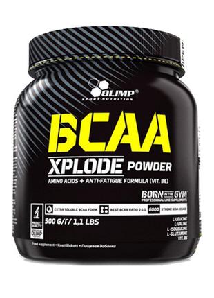 Аминокислота BCAA Olimp BCAA Xplode Powder, 500 грамм Клубника