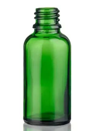 110 шт Флакон стекло зеленый с винтовой горловиной 30 мл, DIN ...