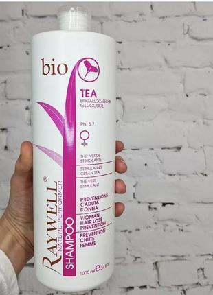 Шампунь против выпадения волос raywell bio tea 1000ml