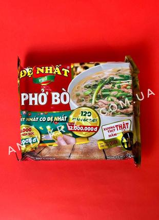 Рисовая лапша быстрого приготовления говядина De Nhat Pho Bo 6...