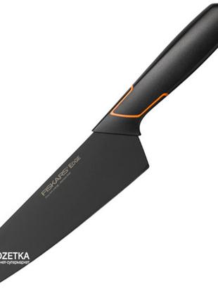Кухонный нож fiskars santoku edge поварской азиатский 17 см bl...