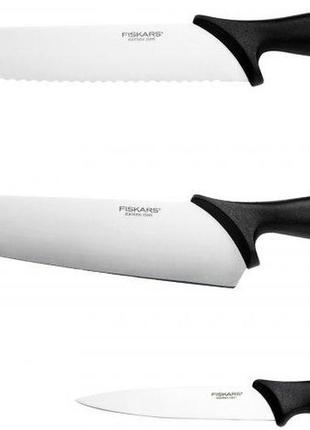 Набір ножів fiskars essential starter блістер 3 шт (1023784)