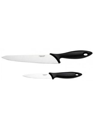 Набір кухонних ножів fiskars essential (1023783)