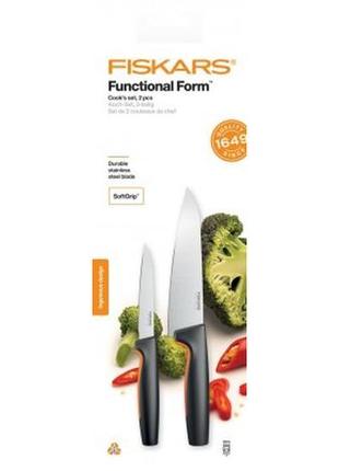 Набор кухонных ножей fiskars functional form ™ 2 шт 1057557
