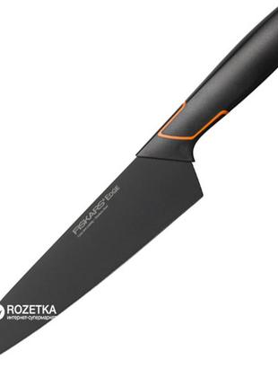 Кухонный нож fiskars edge поварской 19 см black 1003094