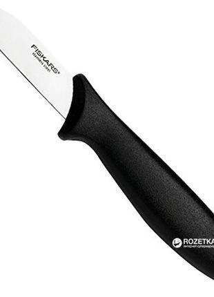 Кухонный нож fiskars essential для чистки овощей 7 см black 10...
