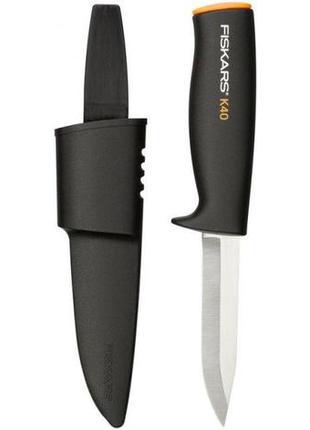 Нож общего назначения fiskars solid с чехлом k40 125860 (1001622)