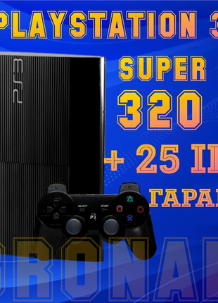 Playstation 3 Super Slim 320 GB | Ігрова консоль |

приставка | S