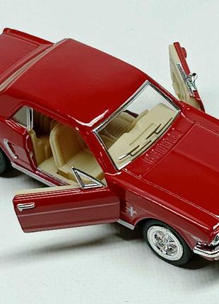 Машинка Kinsmart Ford Mustang красный 1964 KT5351W